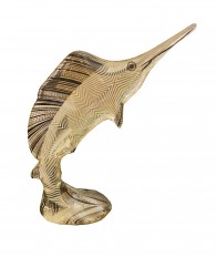 Lucite Swordfish Sculpture